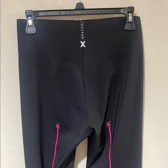 Savage X Fenty Rihanna Hotline High Waist Leggings - Black Size 10 - Picture 9 of 13